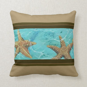 Starfish-Paradies-Designer-Wurfs-Kissen 16" x 16" Kissen