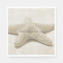 Starfish Personalisiert Serviette