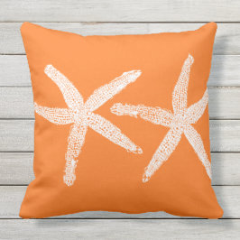 Starfish Pumpkin Orange Fall Beach Wohngestaltung Kissen