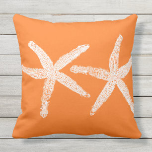 Starfish Pumpkin Orange Fall Beach Wohngestaltung Kissen