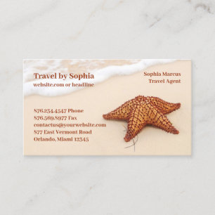 Starfish Reiseagentur Business Card Visitenkarte