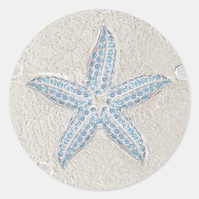 Starfish Sand Dollar Sticker (Vorderseite)