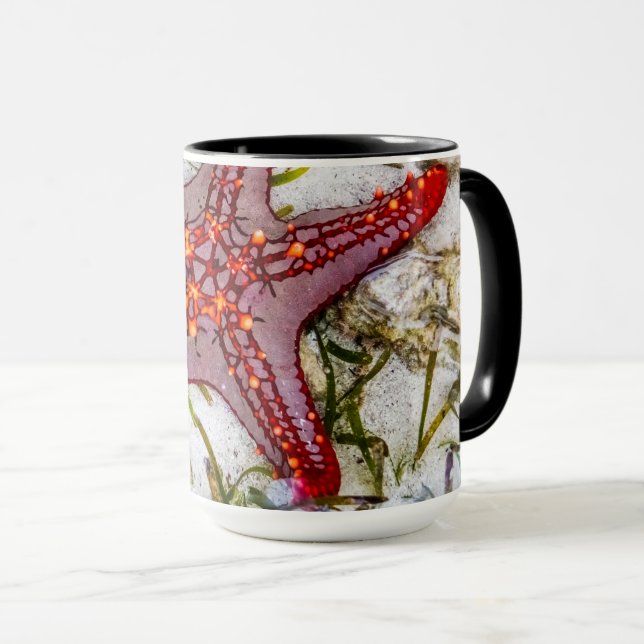 Starfish, Sansibar, Tansania Tasse (VorderseiteRechts)