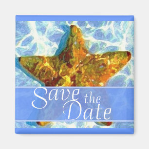 Starfish-Save the Date Magnet