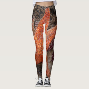 Starfish/Seesterne in der Kanone setzen ODER, Foto Leggings