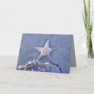 Starfish Semi getersed Card Karte
