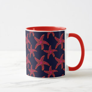 Starfish Stilmuster Tasse