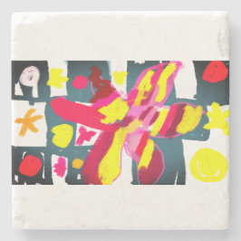 Starfish style steinuntersetzer