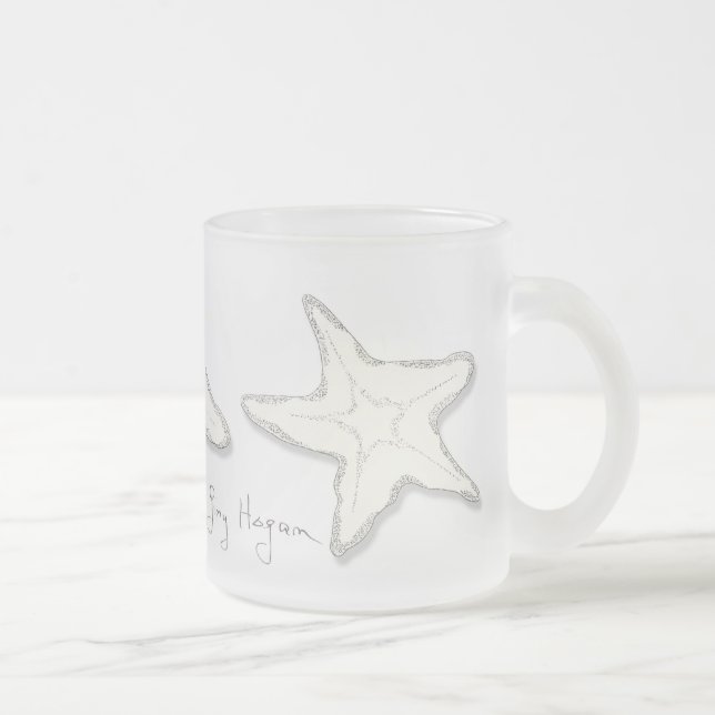 Starfish-Tassen u. Trinkbehälter Mattglastasse (Rechts)
