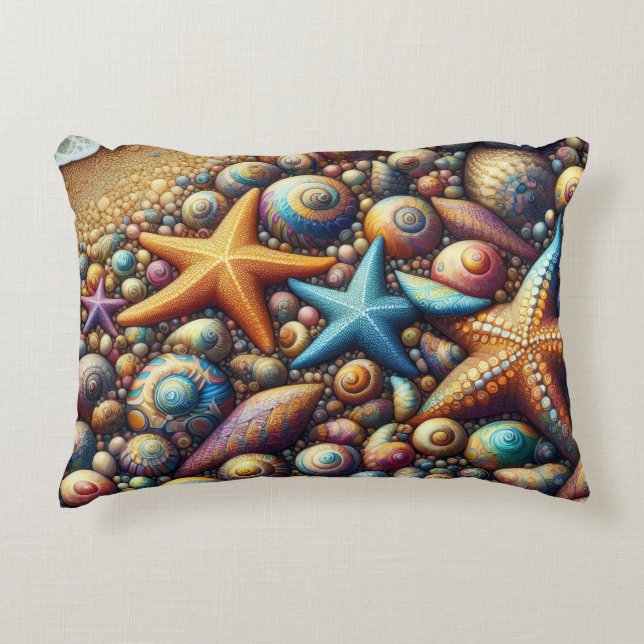 Starfish throw cushion  dekokissen (Vorderseite)