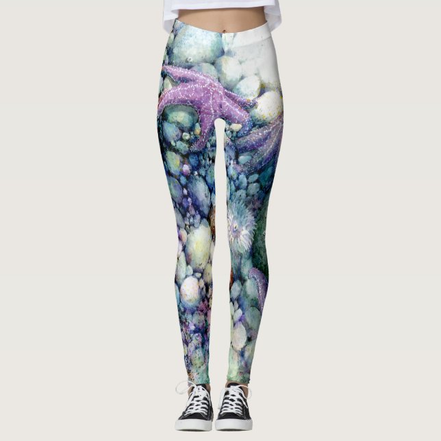 Starfish Tidepool Leggings (Vorderseite)