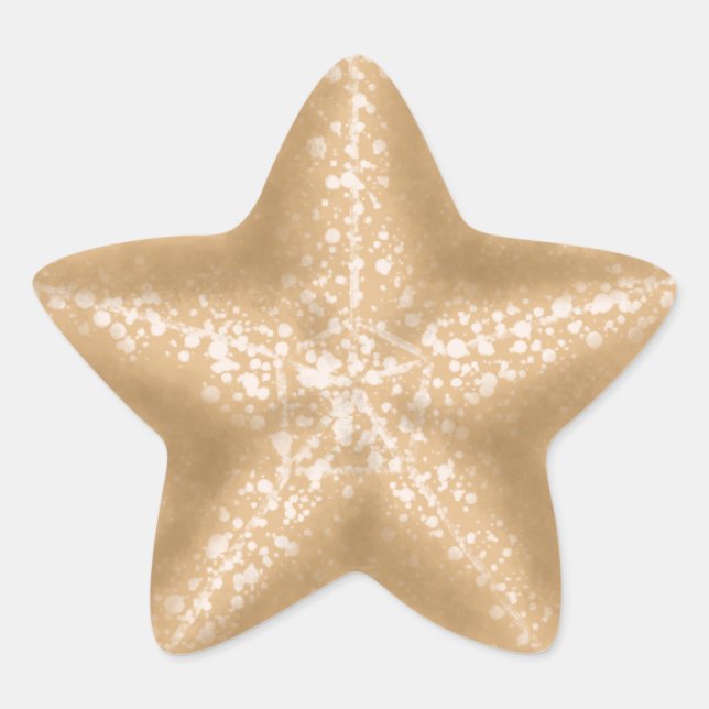 Starfish Tropical Wedding Umschlag Aufkleber Stick (Vorderseite)