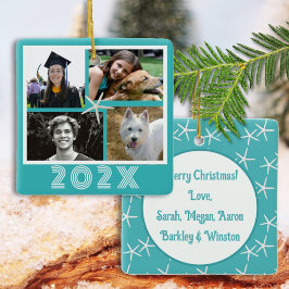 Starfish Turquoise Family Foto Collage gestorben Keramikornament