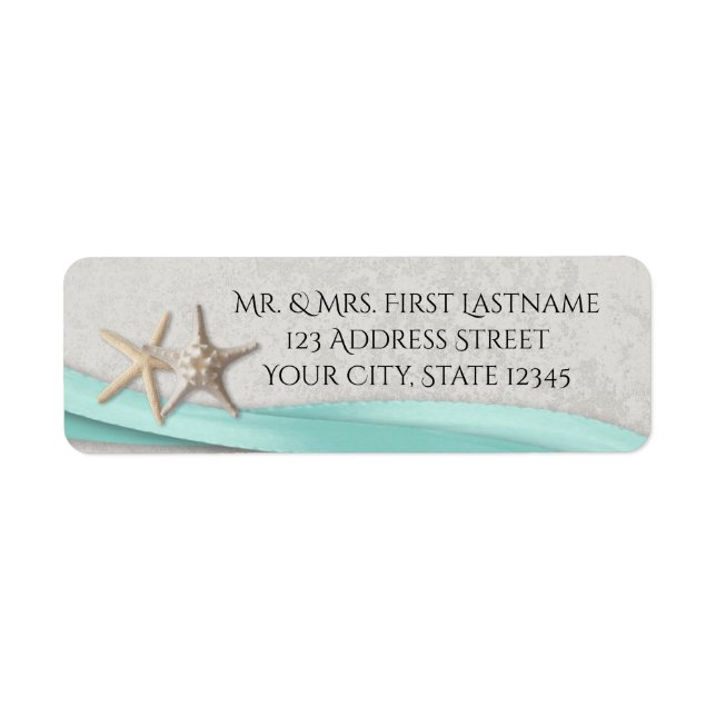 Starfish und Aqua Ribbon Gray (Vorne)