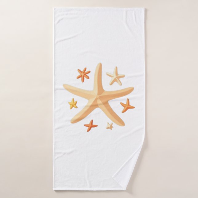 Starfish und die Kleinen Badehandtuch (Badehandtuch)
