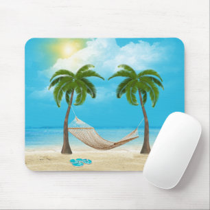 Starfish und Hammock am Tropical Beach Mousepad