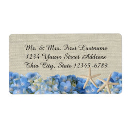 Starfish und Hydrangeas