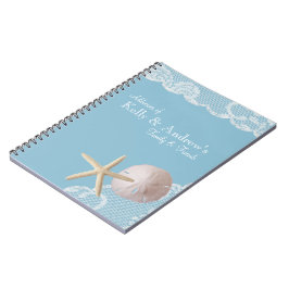 Starfish und Lace Beach Notizblock