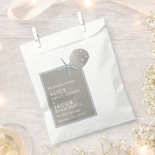 Starfish und Sand Dollar - Hochzeit am Strand Geschenktütchen