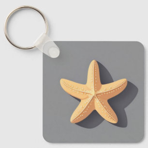 Starfish und seine Schatten Schlüsselanhänger