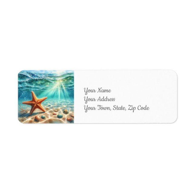 Starfish unter dem Meeresküstenstrand (Vorne)