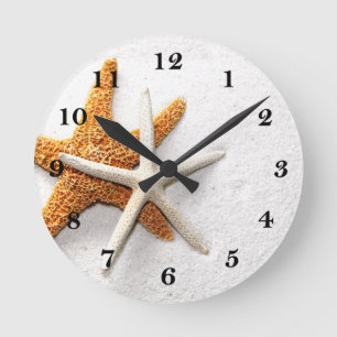 Starfish Wall Clock Runde Wanduhr