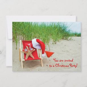 Starfish Weihnachtsfest Party laden Einladung