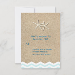 Starfish Zickzack UAWG RSVP Karte