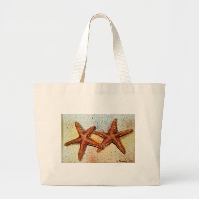 Starfishstrandtasche Jumbo Stoffbeutel (Vorne)