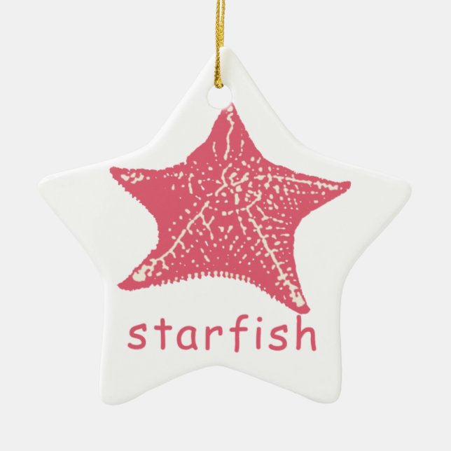 Starfishverzierung Keramikornament (Vorne)