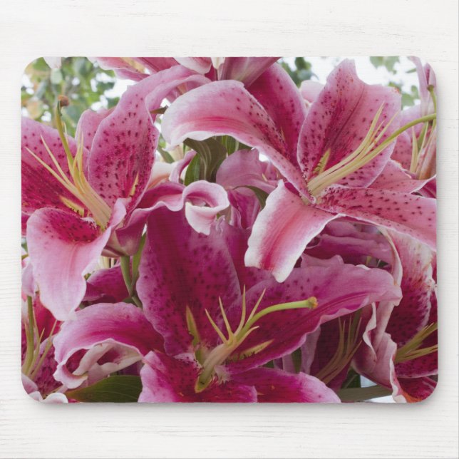 Stargazer-Lilien Mousepad (Vorne)