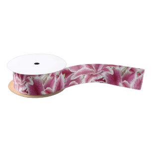 Stargazer-Lilien Satinband