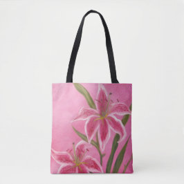 Stargazer-Lilien-Taschen-Tasche