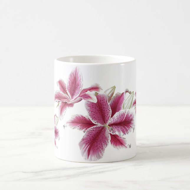 Stargazer-Lilien Tasse (Mittel)