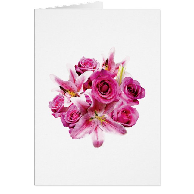 Stargazer-Lilien und Rosen (Vorne)