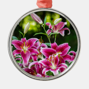 Stargazer Lilies Ornament Aus Metall