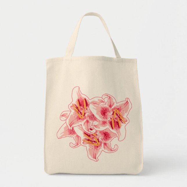 Stargazer Lilies Tragetasche (Vorne)