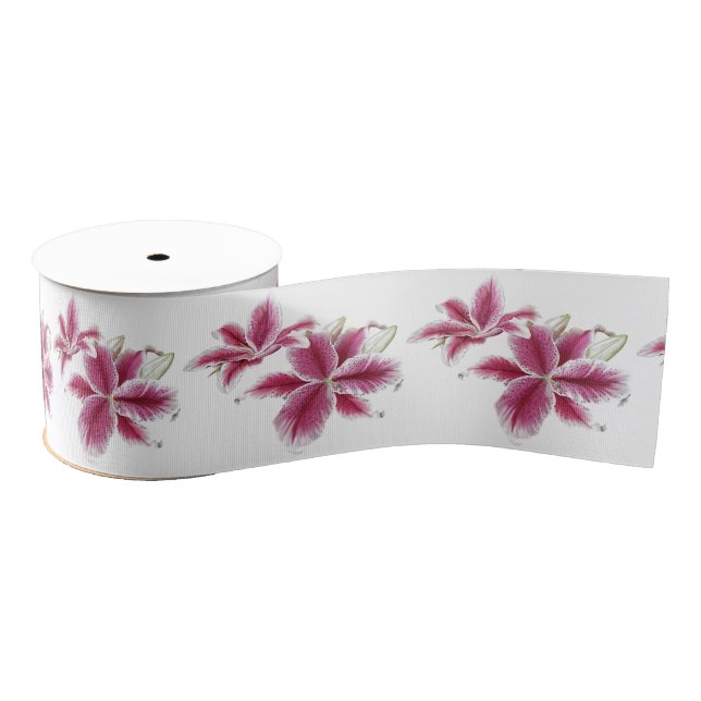 Stargazer Lilly 3" Grosgrain-Band Ripsband (Spule)