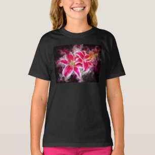 Stargazer Lily Blume Aquarell - bb 03 T-Shirt
