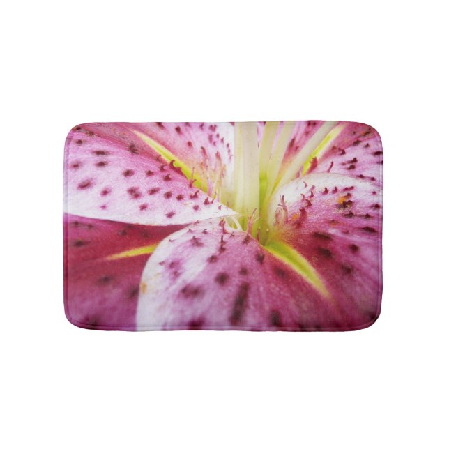 Stargazer Lily Bright Magenta Badematte (Vorderseite)