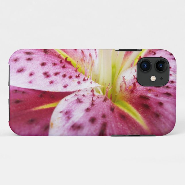 Stargazer Lily Bright Magenta Case-Mate iPhone Hülle (Rückseite (Horizontal))