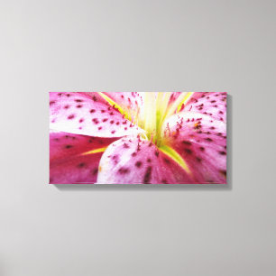 Stargazer Lily Bright Magenta Leinwanddruck