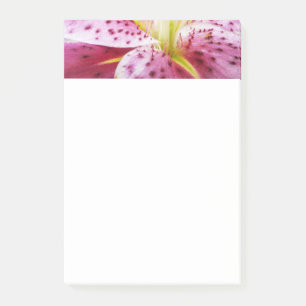 Stargazer Lily Bright Magenta Post-it Klebezettel