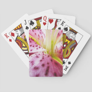 Stargazer Lily Bright Magenta Spielkarten