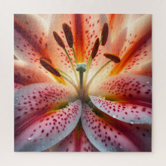 Stargazer Lily Close-Up Puzzle