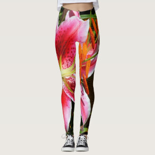 Stargazer Lily Fotograf Leggings