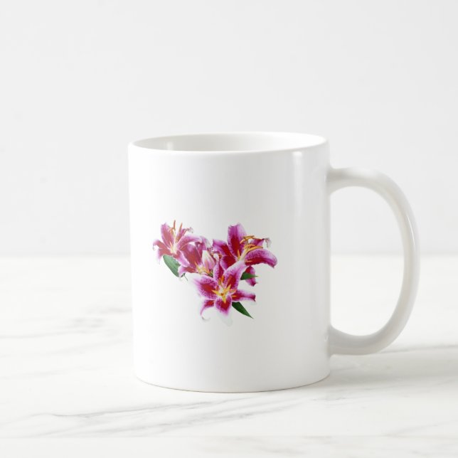 Stargazer Lily Heart Tasse (Rechts)