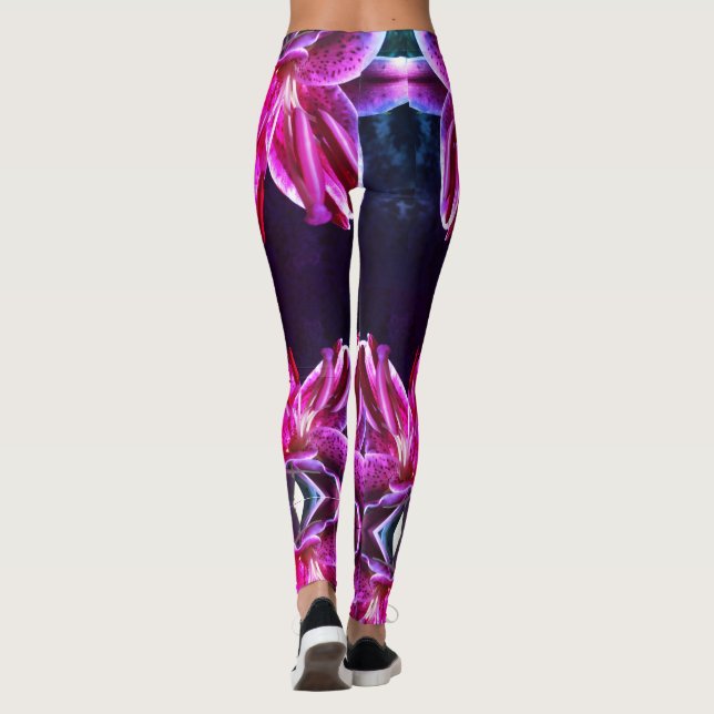 Stargazer Lily Leggings (Rückseite)