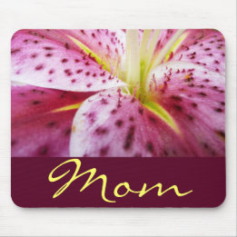 Stargazer Lily Personalisiert Mousepad