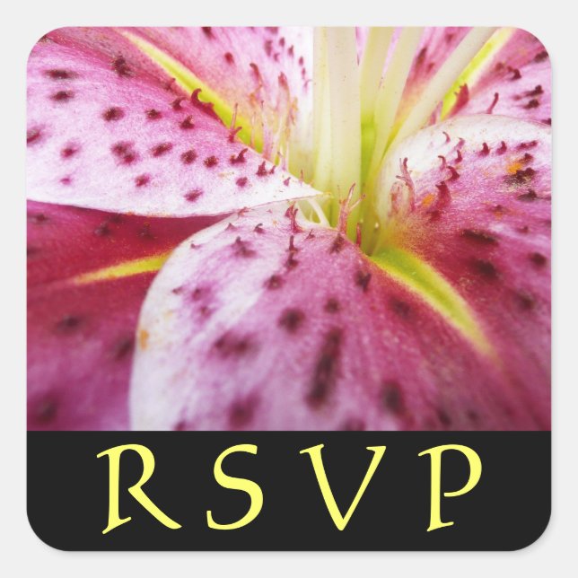 Stargazer Lily Pink UAWG Sticker (Vorderseite)